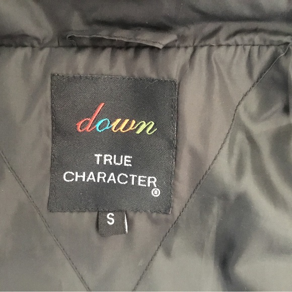 True Character goose down vest, size S. - Picture 7 of 7